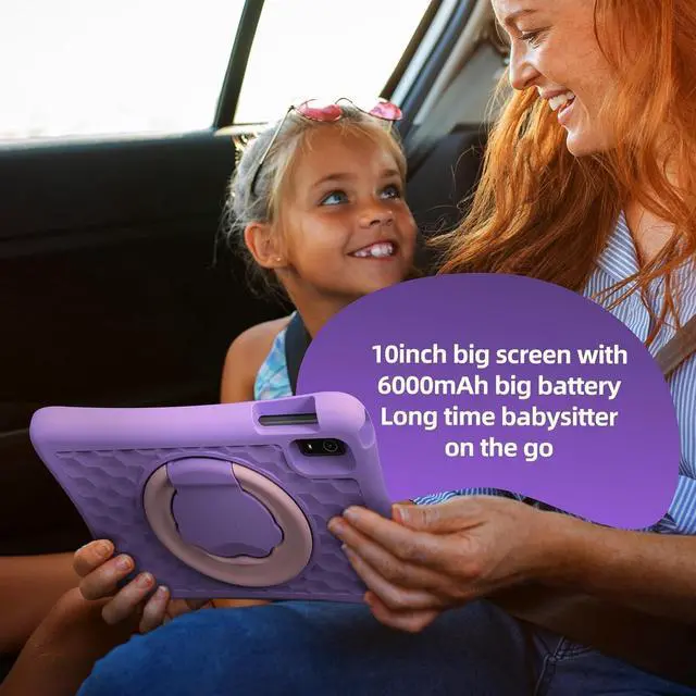 Alt view image 3 of 5 - plimpton 2025 Upgraded Kids Tablet, 10 Inch Android 15 Tablet for Kids with Case Included, Octa-Core, Google Kids Space, Parental Control, 4GB+64GB, WiFi, BT5.3, YouTube, Gift for Toddler