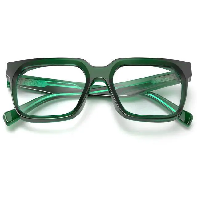 Alt view image 5 of 5 - VISOONE 2 Pack Rectangle TR90 Blue Light Blocking Glasses Computer Eyewear with Preppy Look for Women and Men Cougar