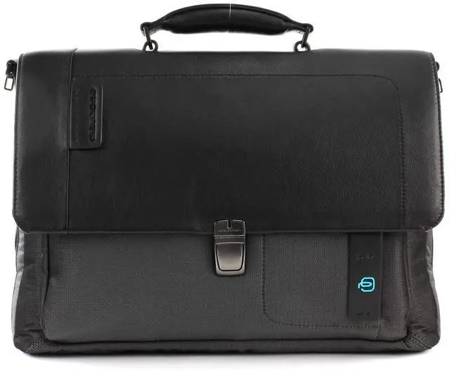 Main image of Cartella uomo borsa a spalla lavoro viaggio porta pc Piquadro CA3111P16 linea P16 in tessuto BIOSABORSE