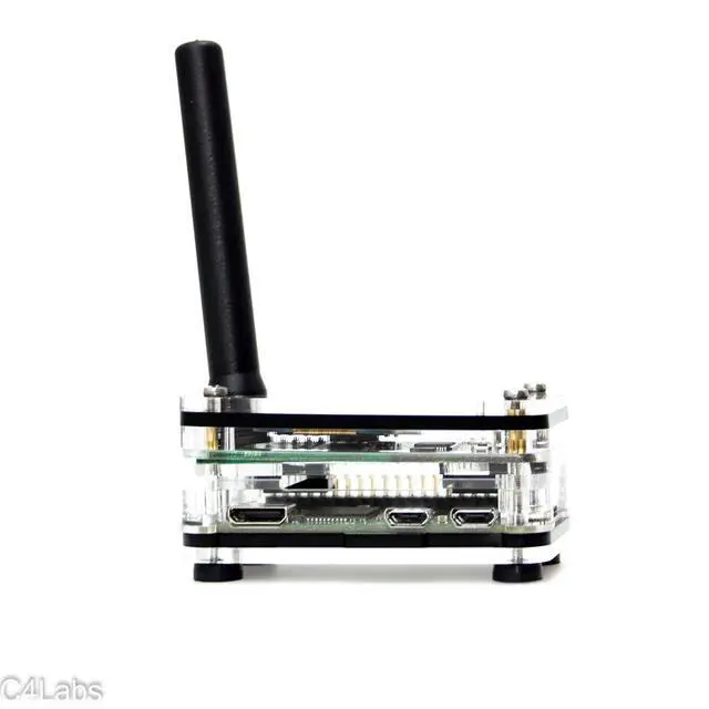 Alt view image 5 of 5 - C4Labs - JRZ-1S case for Raspberry Pi Zero/Zero W & JumboSPOT or Lonestar MMDVM Simplex