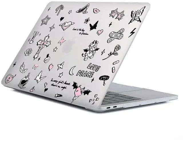 Main image of Case Compatible with MacBook Air 13 Inch 2022 2021 2020 2019 2018 Release Model A2337 M1 M2 A2681, Art Protector Cover for Air13 Retina Display with Touch ID-Gothic Dark Sweetheart