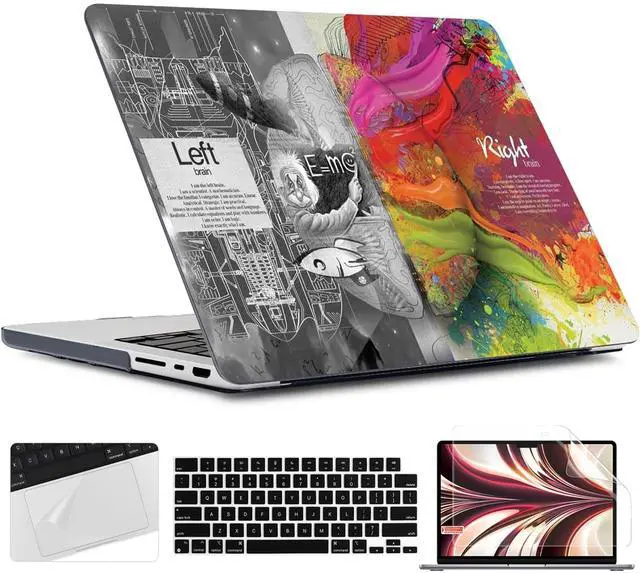 Main image of TWOLSKOO for MacBook Pro 16 Inch Case 2023 2022 2021 Release M2 A2780 M1 A2485 M1 Pro/Max, Hard Shell Case & Keyboard Cover & Screen Protector for Mac Pro 16" with Touch ID, Smart Brain