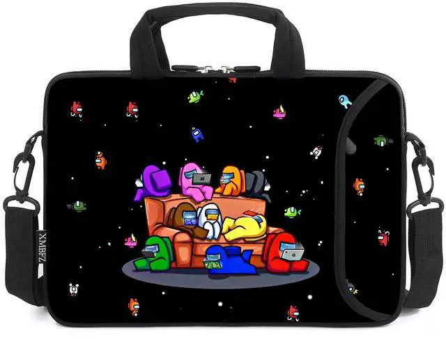 Main image of XMBFZ 15.6" laptop sleeve chromebook case adjustable shoulder strap with handle accessory pocket (CSJQR-1)