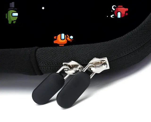 Alt view image 5 of 5 - XMBFZ 15.6" laptop sleeve chromebook case adjustable shoulder strap with handle accessory pocket (CSJQR-1)