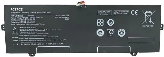 Main image of FCZFCZ AA-PBMN4VN Battery 68Wh Replacement for Samsung Galaxy Book Pro 360 NP950QCG / 360 15 NP950QDB / Pro Evo 15 NP950XDB / Book3 360 15 NP750QFG /Book4 360 15 NP750QGK Series 15.44V