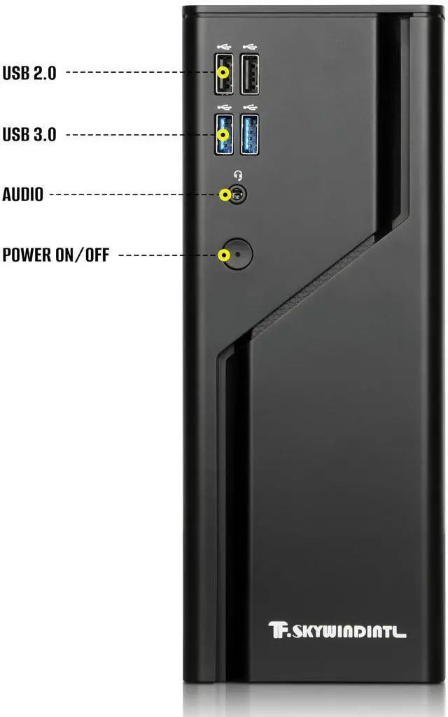Alt view image 2 of 5 - D32R Mini ITX Case SFF Small Form Factor Mini-Tower HTPC Computer Cases Vented Panels 0.8mm SPCC PC Chassis Suitable for Mini ITX Motherboards of 170 * 170mm