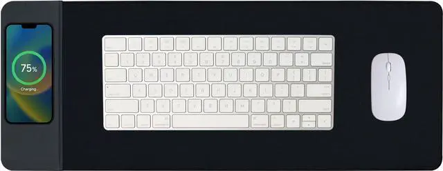 Main image of INLAND XXL Gaming Mouse Pad, Extra Large Desk Mat, Non-Slip Rubber Base, Anti-Fray Edges, Water-Resistant, Thick Mouse Mat for Gaming & Office Use (36" x 16", Wireless Charging)