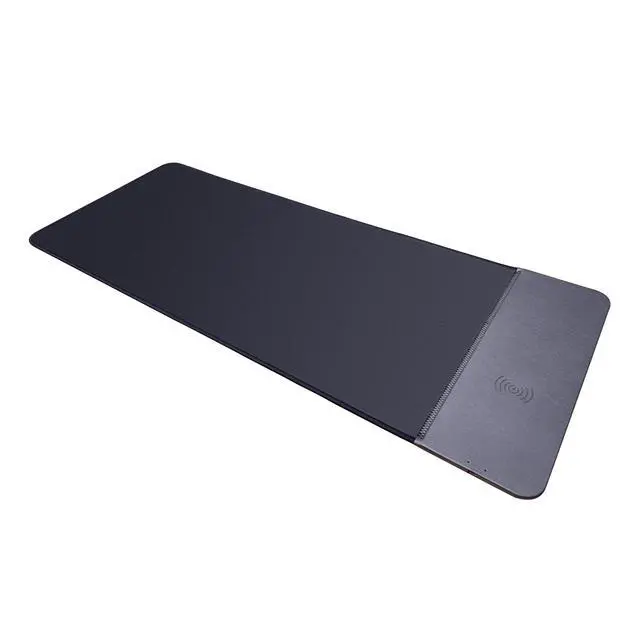 Alt view image 2 of 5 - INLAND XXL Gaming Mouse Pad, Extra Large Desk Mat, Non-Slip Rubber Base, Anti-Fray Edges, Water-Resistant, Thick Mouse Mat for Gaming & Office Use (36" x 16", Wireless Charging)
