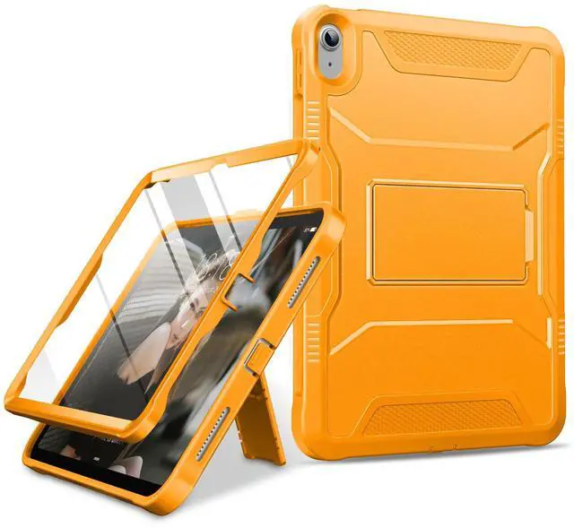 Main image of DTTO Case for iPad (A16) 11th Generation 11-Inch 2025, iPad 10th Generation 10.9-Inch 2022, Durable Shockproof Full Body Protective Cover with Built-in Screen Protector, Orange