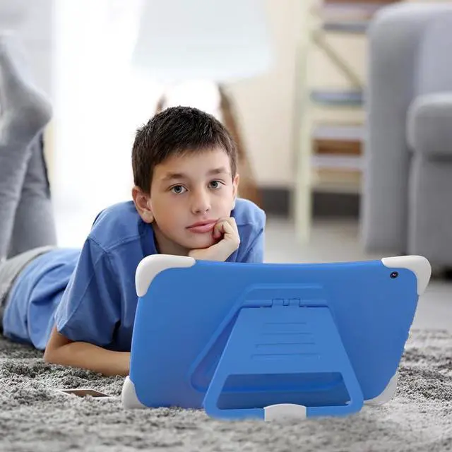 Alt view image 4 of 5 - Kids Tablet 7 inch Tablet for Kids 4GB+32GB Supports 1TB Expansion Android 12 Preinstalled Parental Control Children Education with Shockproof Kickstand Case, GMS Certified Toddler Tablets. (Burgundy)