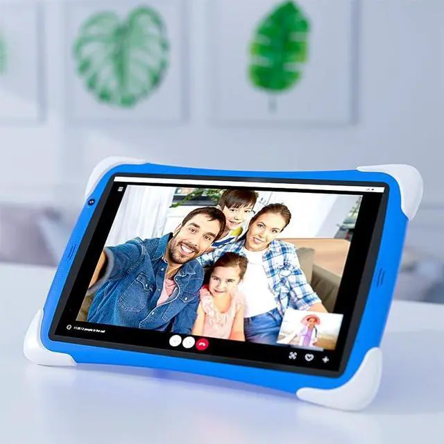 Alt view image 5 of 5 - Kids Tablet 7 inch Tablet for Kids 4GB+32GB Supports 1TB Expansion Android 12 Preinstalled Parental Control Children Education with Shockproof Kickstand Case, GMS Certified Toddler Tablets. (Burgundy)