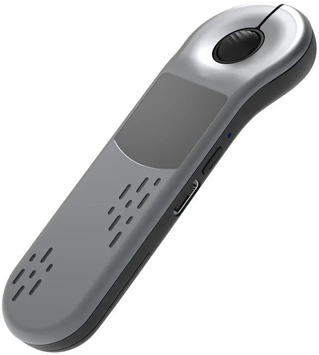 Main image of ZOZVO Air Mouse Bluetooth Rechargeable Presenter with Touchpad, Remote Control for PowerPoint/Keynote/TikTok/Camera/Kindle App, Applicable for PC/iOS/Android (Silver)