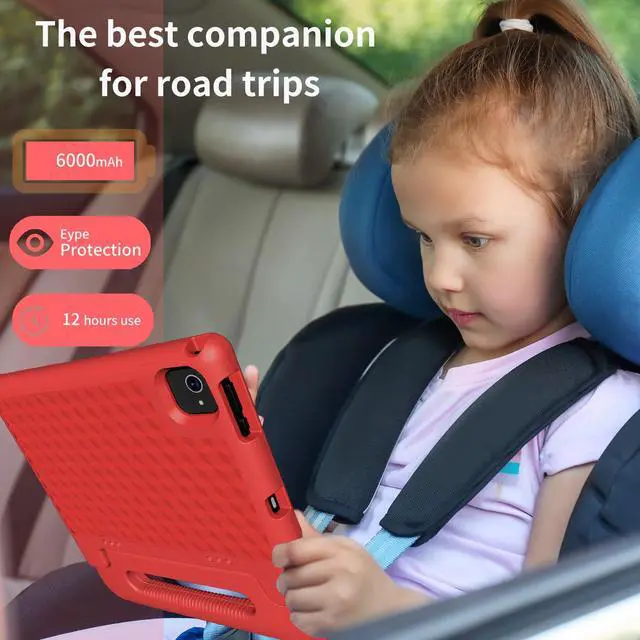 Alt view image 4 of 5 - ITDULCET Kids Tablet, 10 inch Android 14 Tablet for Kids, 8GB RAM 64GB ROM Octa-Core Fast-Charging Battery Toddler Tablets with Shockproof Case, Bluetooth, WiFi, Parental Control, Dual Camera, GPS