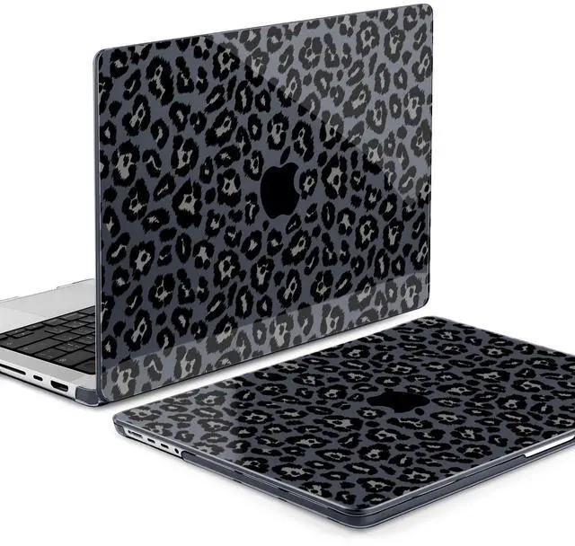 Alt view image 3 of 5 - MEEgoodo Case for M4 MacBook Pro 16 inch Case 2024 2023 2021 (A3403/A3186/A2991/A2780/A2485) M3 M2 M1 Pro/Max Chip, Laptop Hard Shell Cases with Keyboard Cover & Trackpad Film, Snow Leopard Texture