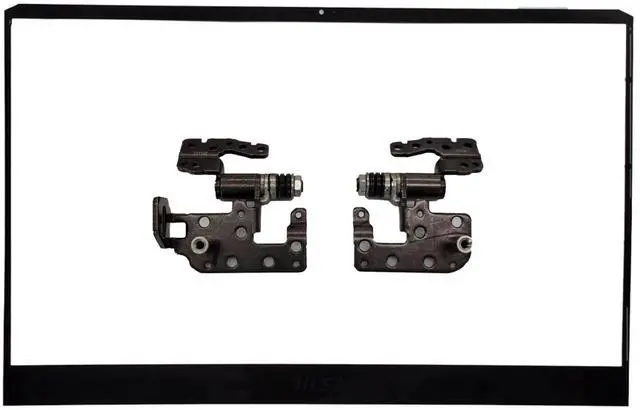 Alt view image 3 of 5 - WWGTMC Replacement LCD Back Cover Rear Case Top Lid Hinges with Front Bezel for MSI GE76 GP76 Raider 11UG 11UH 11UE 12UG 12UE 9S7-17K314 MS-17K3 Series Laptop 3077K1A412 3077K1A412Y