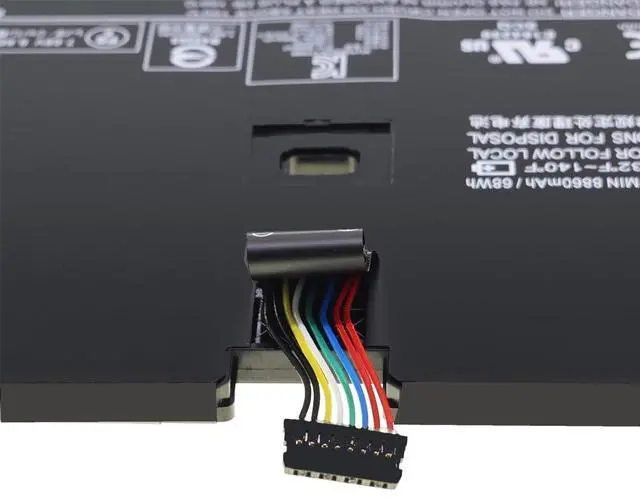 Alt view image 4 of 5 - Tanch L16M4P60 Laptop Battery Replacement for Yoga 920-13IKB L16C4P61 5B10N01565 5B10N17665 SB10W67429 7.68V 9120mAh/70W