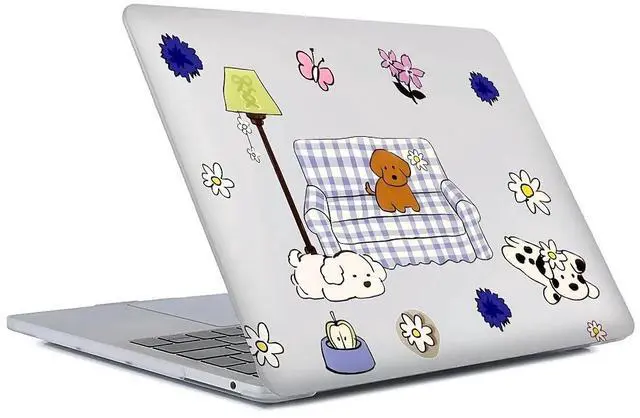 Alt view image 4 of 5 - Case Compatible with MacBook Air 13 Inch 2022-2018 Release Model A2337 M1 M2 A2681,Art Protector Cover for Air13 Retina Display with Touch ID-Dog's Home,13.3 Air(A1932/A2179/A2337)