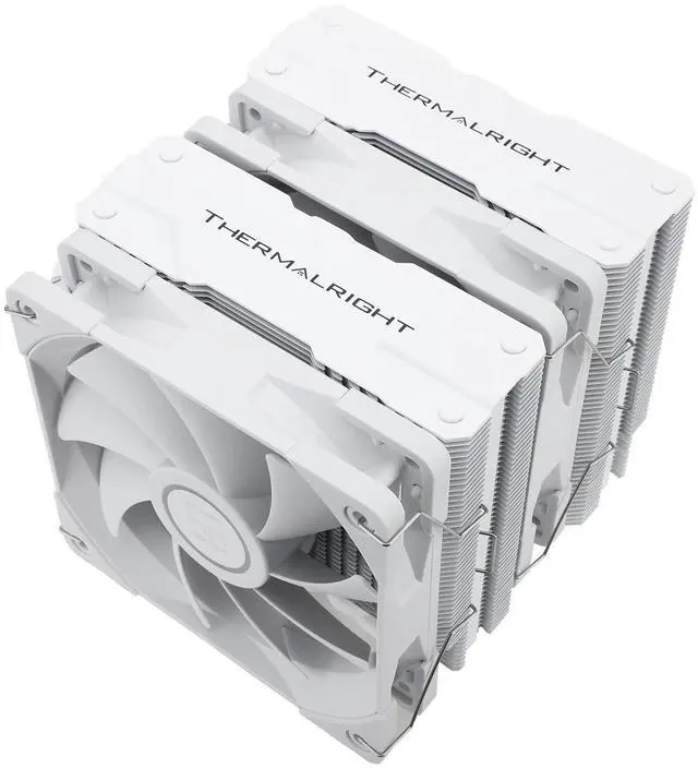 Main image of Thermalright Peerless Assassin 120 White CPU Air Cooler, 6 Heat Pipes,TL-C12W PWM Fan,Aluminium Heatsink Cover, AGHP Technology, for AMD AM4/AM5/Intel LGA 1700/115X/1851/1200/2066/2011 (PA120 White)