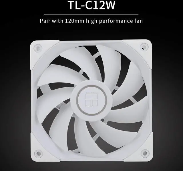 Alt view image 5 of 5 - Thermalright Peerless Assassin 120 White CPU Air Cooler, 6 Heat Pipes,TL-C12W PWM Fan,Aluminium Heatsink Cover, AGHP Technology, for AMD AM4/AM5/Intel LGA 1700/115X/1851/1200/2066/2011 (PA120 White)
