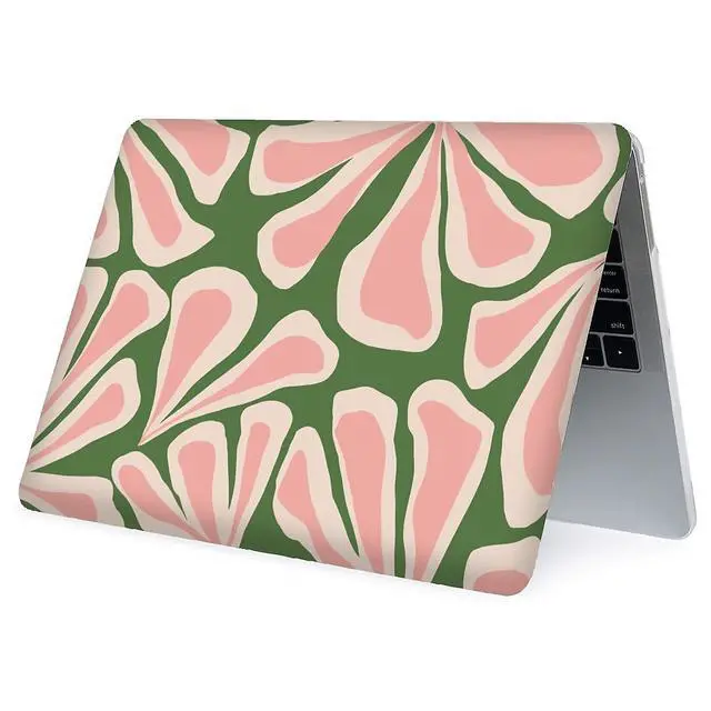 Alt view image 2 of 5 - Case Compatible with MacBook Air 13 Inch 2022-2018 Release Model A2337 M1 M2 A2681, Art Protector Cover for Air13 Retina Display with Touch ID-Hawaiian Flowers,13.6 AirA2681 M2 2022