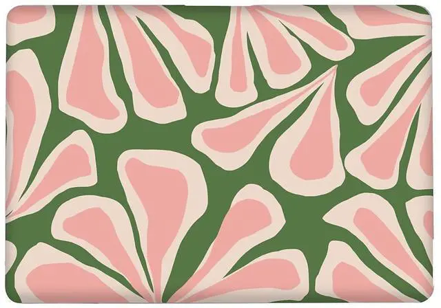 Alt view image 4 of 5 - Case Compatible with MacBook Air 13 Inch 2022-2018 Release Model A2337 M1 M2 A2681, Art Protector Cover for Air13 Retina Display with Touch ID-Hawaiian Flowers,13.6 AirA2681 M2 2022