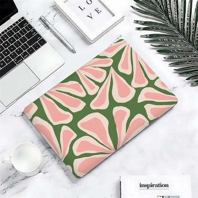 Alt view image 5 of 5 - Case Compatible with MacBook Air 13 Inch 2022-2018 Release Model A2337 M1 M2 A2681, Art Protector Cover for Air13 Retina Display with Touch ID-Hawaiian Flowers,13.6 AirA2681 M2 2022