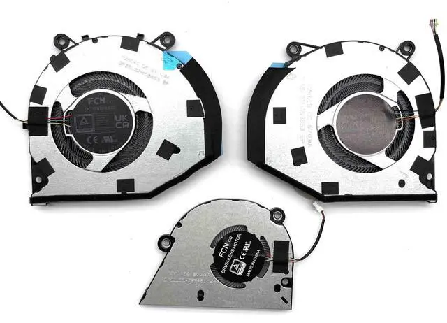 Alt view image 2 of 5 - BestParts New Genuine CPU+GPU+Tri-Fan Cooling Fan Replacement for ASUS 2024 ROG Zephyrus G16 GA605 (GA605WV GA605WI), P/N: 13NR0IS0M04011 13NR0J90M03011 13NR0J90M02011