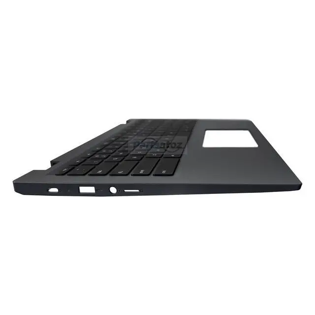 Alt view image 3 of 5 - Rinbers Laptop Palmrest Upper Case Top Cover with US Keyboard NO Touchpad Assembly Replacement for Lenovo Chromebook 14 S345-14AST 81WX 14e 81MH 5CB0S95246 Gray