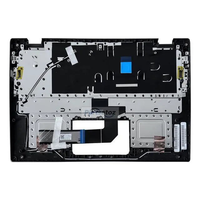 Alt view image 2 of 5 - Rinbers Laptop Palmrest Upper Case Top Cover with US Keyboard NO Touchpad Assembly Replacement for Lenovo Chromebook 14 S345-14AST 81WX 14e 81MH 5CB0S95246 Gray