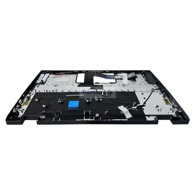 Alt view image 5 of 5 - Rinbers Laptop Palmrest Upper Case Top Cover with US Keyboard NO Touchpad Assembly Replacement for Lenovo Chromebook 14 S345-14AST 81WX 14e 81MH 5CB0S95246 Gray