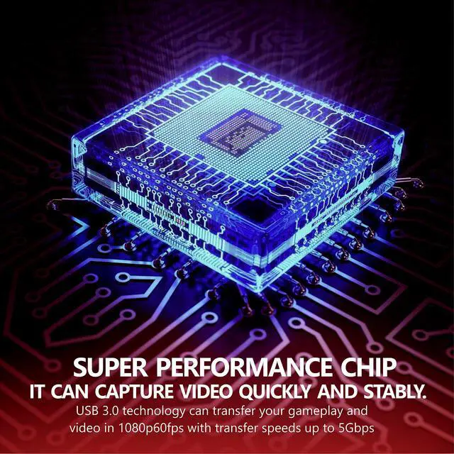 Alt view image 4 of 5 - UCEC Capture Card, GAM Live, 4K USB 3.0 Game Video Capture Card, 1080p60 and 4K30 for Live Streaming, Video Recording, Compatible with PS5, PS4, Xbox One, Xbox 360, Switch and More