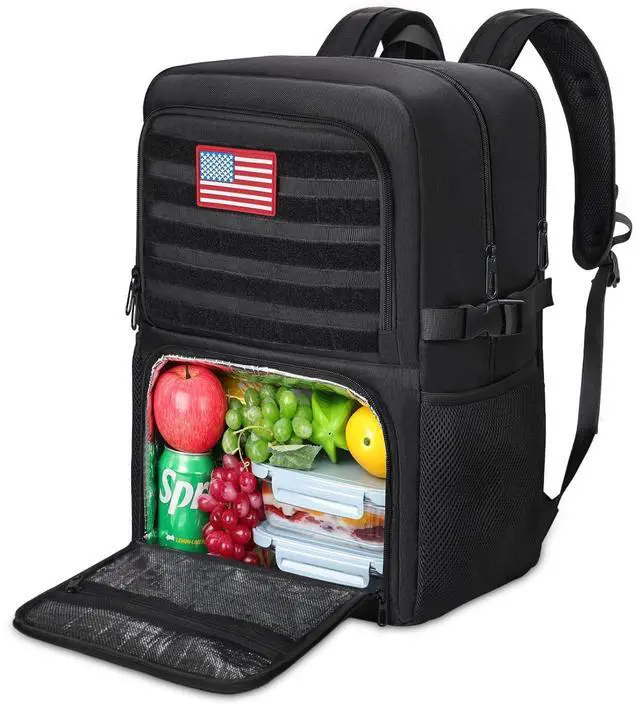 Main image of BERTASCHE Lunch Backpack, Work Backpack with Insulated Cooler Lunch Box 15.6 inch Laptop Backpack for Men Women, TSA Large Daypack for Commuter College Travel Picnic