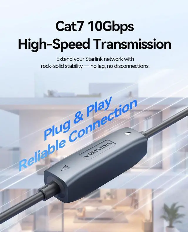 Alt view image 3 of 5 - VENTION starlink Cable Coupler for Starlink Gen 3, IP68 Waterproof Connector,Extension to RJ45 Cable Compatible for Starlink Ethernet Adapter Gen 3/Mini Dish and Router,Support Cat6 Cable-2PCS