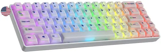 Main image of Ranked Master M65 HE 65% | Rapid Trigger Technology | Magnetic Mechanical Gaming Keyboard | 68 Keys RGB LED for PC/Mac Gamer | US Layout (POM Dye Sub Limited Edition, Clear Switch)