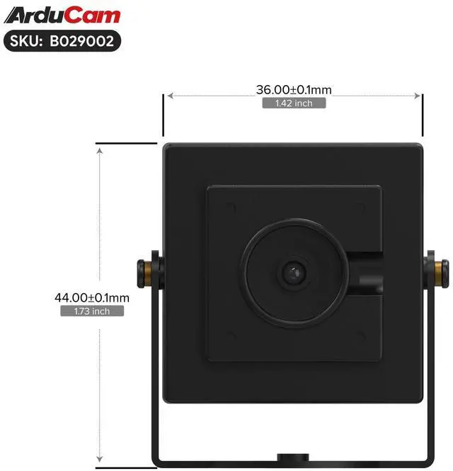 Alt view image 3 of 5 - Arducam 4K 8MP Autofocus USB Camera Module with HDR, 1080P USB 2.0 Webcam, Lightburn Camera with Multiple preset AI Resolutions for Computer, Laptop, Raspberry Pi, Jetson Nano