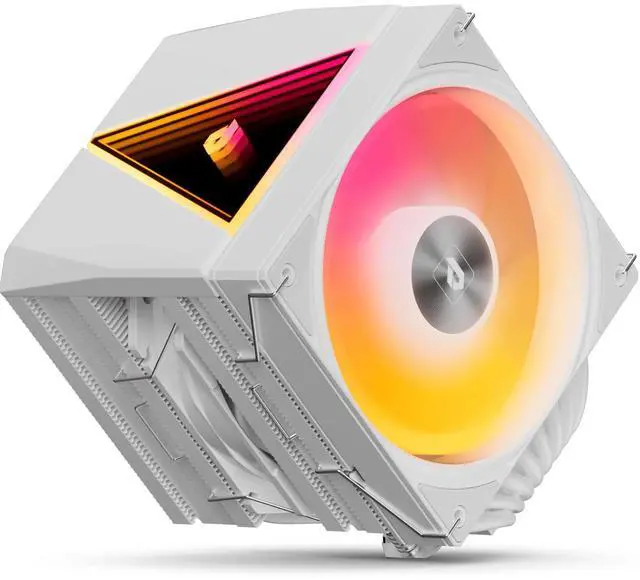 Main image of upHere CPU Cooler Air,Dual Tower Cooler with 120mm ARGB PWM Fan,8 Heat Pipes for Intel LGA 1851/1700/2011/2066/115X,AM5/AM4/AM3,White,UE2 Elite TC8C