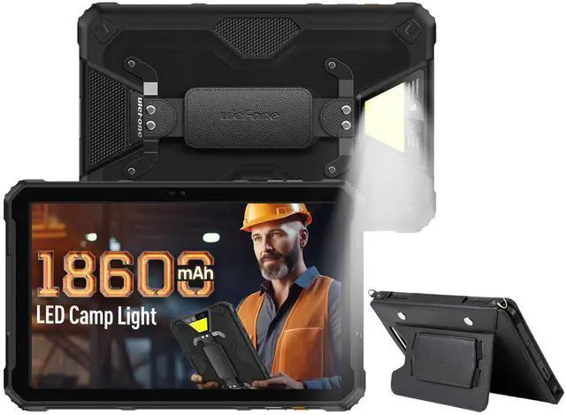 Main image of Ulefone Armor Pad 2 & Holster Pro Rugged Tablet 4G, 18600mAh(33W), 11-inch 2K Display, IP68/69K, MTK Helio G99 16GB+256GB Android 13, Dual Speakers, uSmart Expansion Connector, 48MP+16MP, NFC