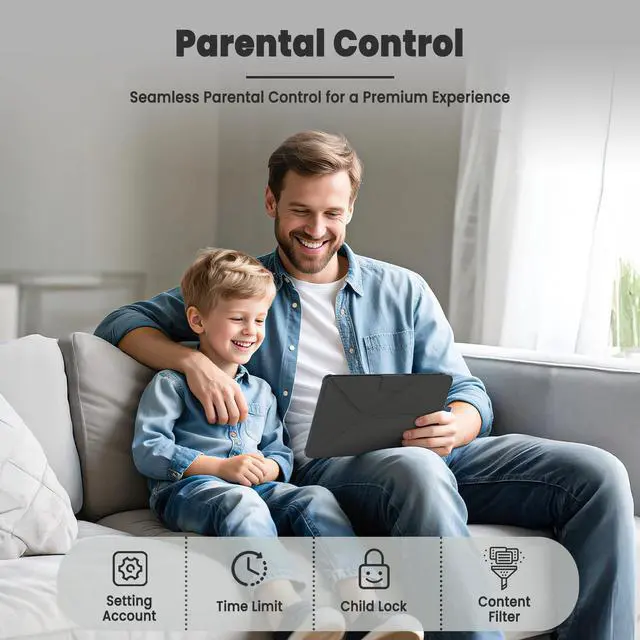 Alt view image 5 of 5 - Tablet, 10.1" Android 15 Tablet with A733 Octa-core Processor, 16GB RAM 128GB ROM (Up to 2 TB), 800 x 1280 Resolution, Wi-Fi 6 & Bluetooth 5.2, 6000mAh Battery, Tablets PC with Stand Case & Stylus