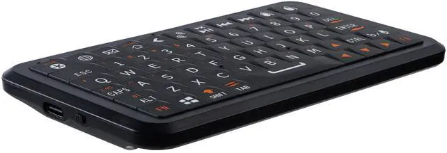 Alt view image 2 of 5 - Winmax B1 Pro Mini Wireless Keyboard with Solid-State Retro Clicky Keycaps,84g Ultra-Light, 30-Day Battery, BT/2.4G, Air Mouse Gestures, RGB Backlit, Smartphones/HTPC/IPTV/Tablet (iOS/Android/Win/Mac)