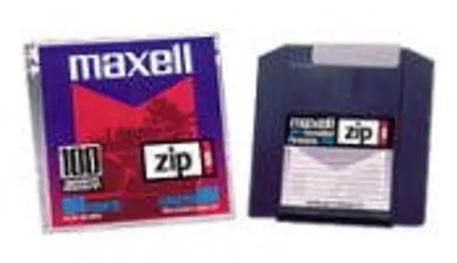 Main image of Maxell Zip Disk, 100MB, Mac Formatted, Pack of 5