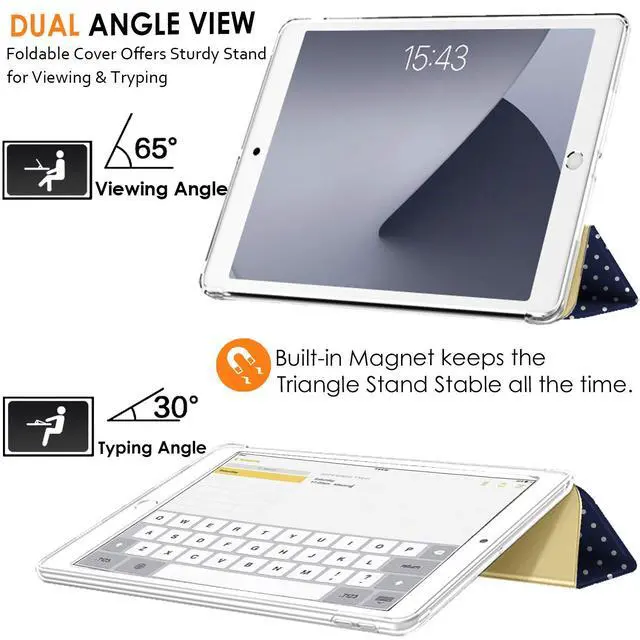 Alt view image 4 of 5 - iPad 8.3 Inch Mini 6 Generation 2021 [ Mini 6th Gen ] A2567 A2568 A2569 Printed Lightweight Shock Absorbant Flexible TPU Protective Clear Case - Puppy Friend