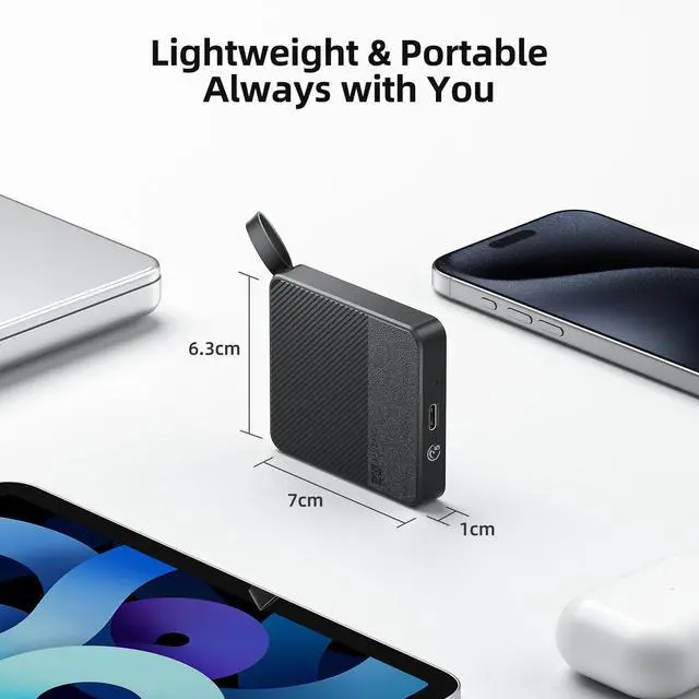 Alt view image 2 of 5 - SAN ZANG MASTER Portable SSD 1 TB, External Solid State Drive, Up to 560MB/s, Durable Storage for Photos, Games, Files