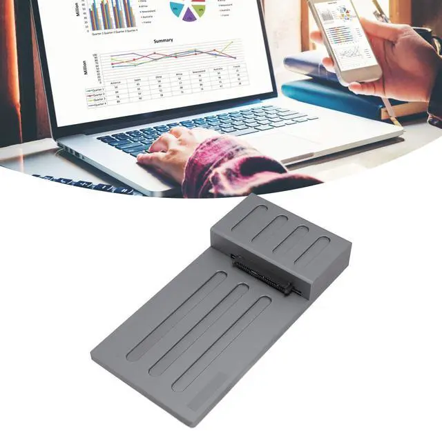 Alt view image 4 of 5 - Type C to U.2 NVMe SSD Reader Docking Station, 100-240V Wide Applicability USB 3.2 Gen 2 to U.2 NVMe SSD Docking Station Practical for 2.5 Inch 7A SSD (Yunseitygf4cn6iytp-11)