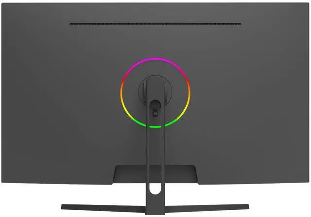 Alt view image 2 of 5 - ZZA 32" Monitor | 4K UHD 3840x2160, IPS Panel, 60Hz, Adaptive Sync, 100% sRGB, Back Breathing Light,Blue Light Filter, VESA Mountable 100x100mm