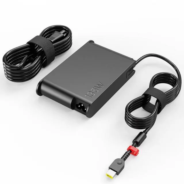 Alt view image 3 of 5 - 135W Laptop Charger for ThinkPad P1, X1 Extreme, P15v T440P T470P W540, Ideapad L340 Gaming 3, Ideapad Yoga Y50 Y50p Y700, Y50 Y520 Y530 Y7000P ThinkBook 15P AC Power Adapter