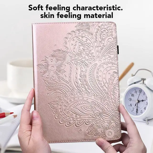 Alt view image 3 of 4 - VODEFOX Case for 7" Kindle Paperwhite 12th Generation 2025/2024 & Kindle Colorsoft Signature Edition 2024,PU Leather Cover for Kindle Paperwhite Signature 2024 7 Inch - Golden