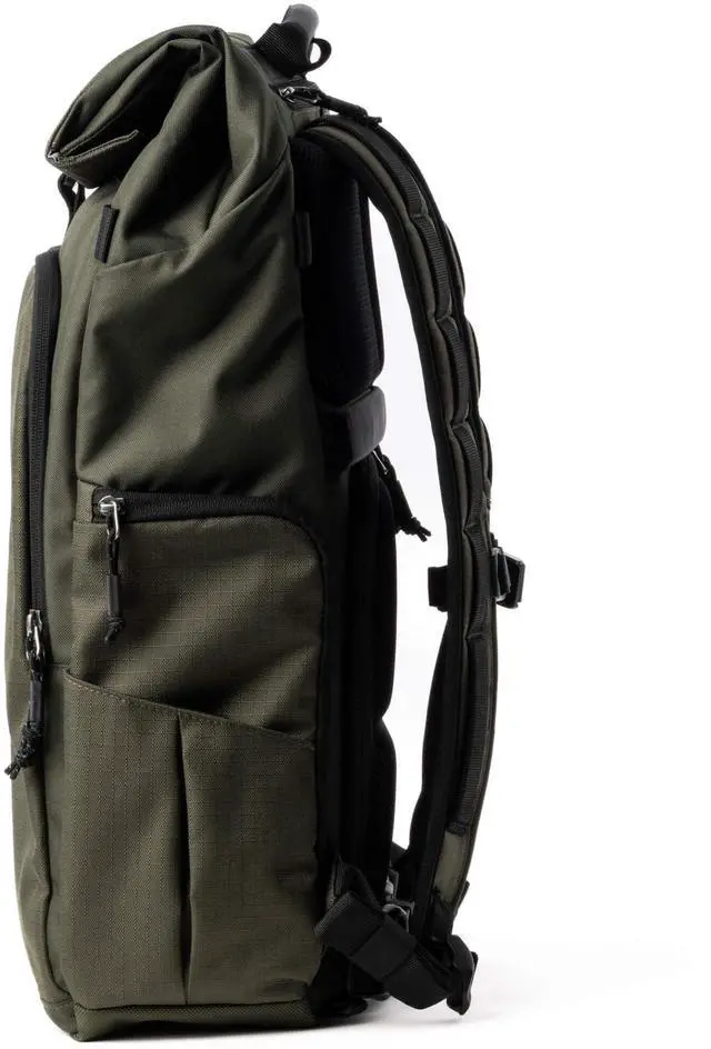 Alt view image 4 of 5 - Think Tank FocusPoint 30L RollTop Camera Backpack - Greenway
