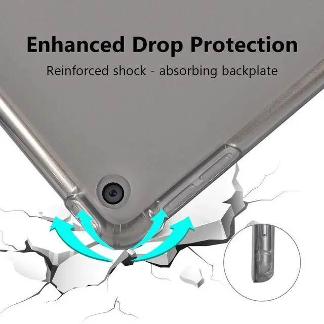 Alt view image 4 of 5 - AdorableWhimsy Leopard Print Cherry Case for iPad 9th/7th/8th Generation(2021/2020/2019 10.2 Inch) Aesthetic Design Leather Protective Case Foldable Soft Back Cover with Pencil Holder