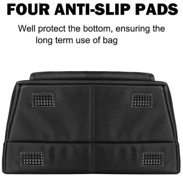 Alt view image 4 of 5 - BUBM Desktop Computer Carrying Case, Padded Nylon Carry Tote Bag for Transporting Computer Tower PC Chassis,Monitor(Up to 27 inch),Keyboard,Cable and Mouse