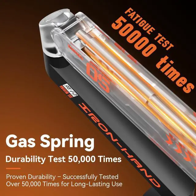 Alt view image 5 of 5 - JINRAIKO Magnetic Tablet Stand, Adjustable Desk Mount for iPad & All Tablets, 360° Rotating Foldable Arm with Gas Spring, Heavy Duty Aluminum, for Home Office, Kitchen, Bedside, Studio, Black